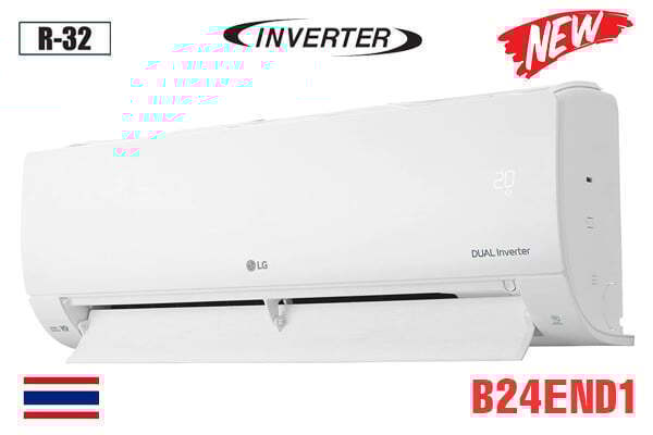 điều hòa lg 2 chiều inverter 2.5hp-24.000btu b24end1