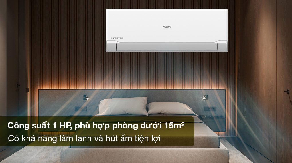 máy lạnh aqua inverter 1 hp aqa-ruv10rb