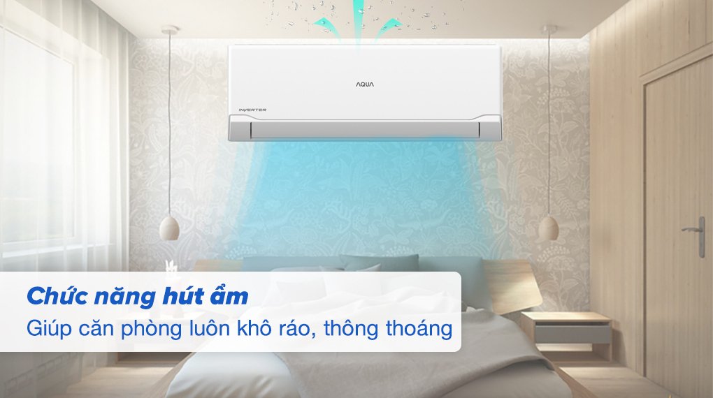 máy lạnh aqua inverter 1 hp aqa-ruv10rb