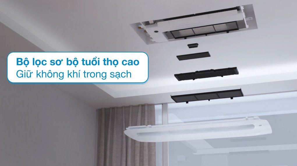 máy lạnh âm trần 1 hướng lg inverter 1.5 hp ztnq12gula0