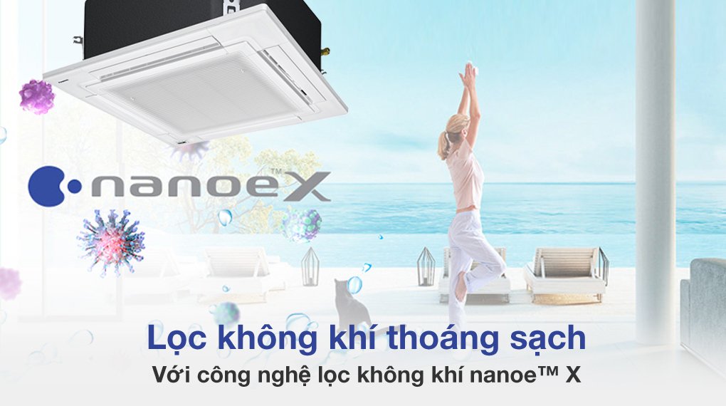 máy lạnh âm trần panasonic inverter 4.5 hp s-3448pu3h