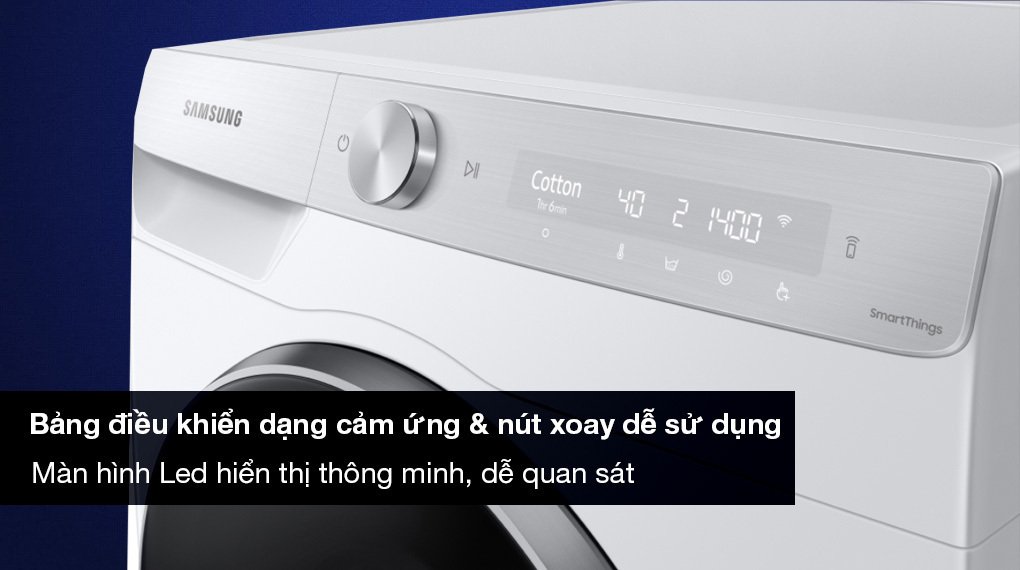 máy giặt samsung ai ecobubble+ inverter 12 kg ww12cgp44dshsv