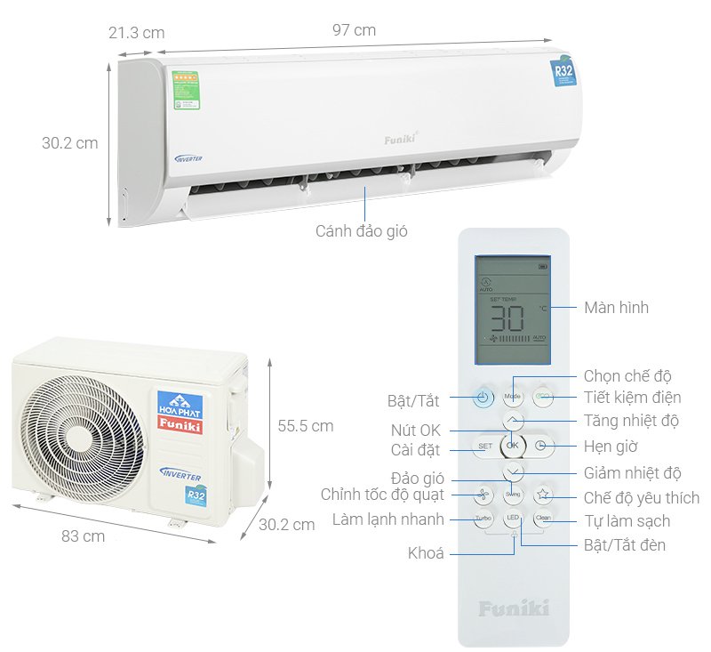 máy lạnh funiki inverter 2 hp hic18tmu.st3