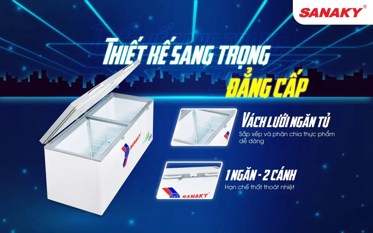 tủ đông sanaky 660 lít vh-6699hyk
