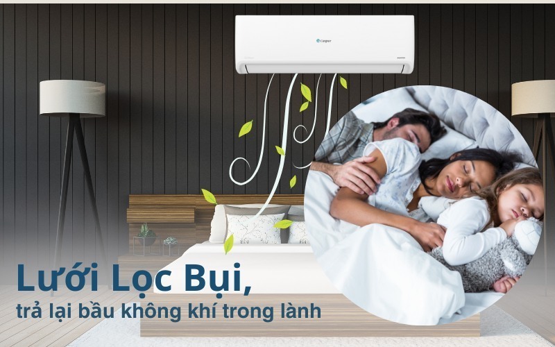 máy lạnh casper inverter 1.5 hp gc-12is35
