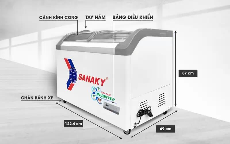 tủ đông inverter sanaky vh-4899k3b 350 lít