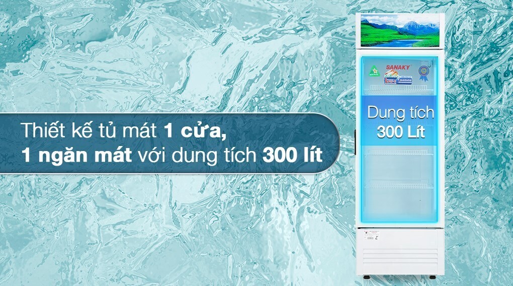 tủ mát sanaky 300 lít vh-3089k