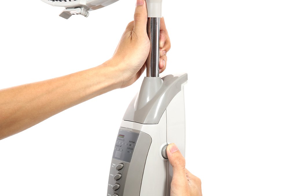 quạt đứng mitsubishi electric 3 cánh lv16-ra sf-gy 47w ( màu xám nhạt )