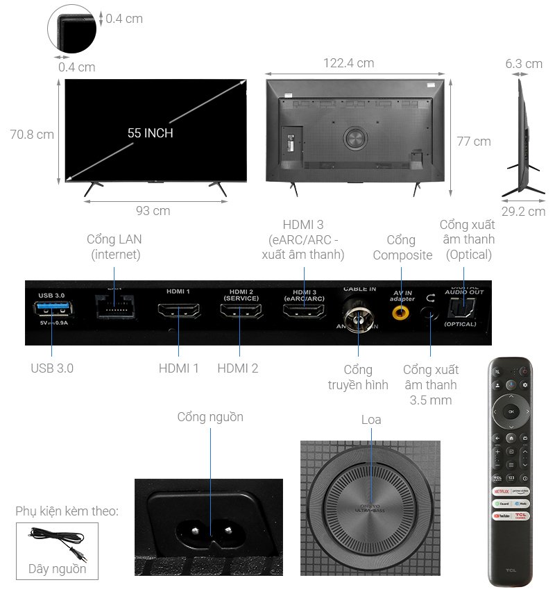 google tivi qled tcl 4k 55 inch 55c69b