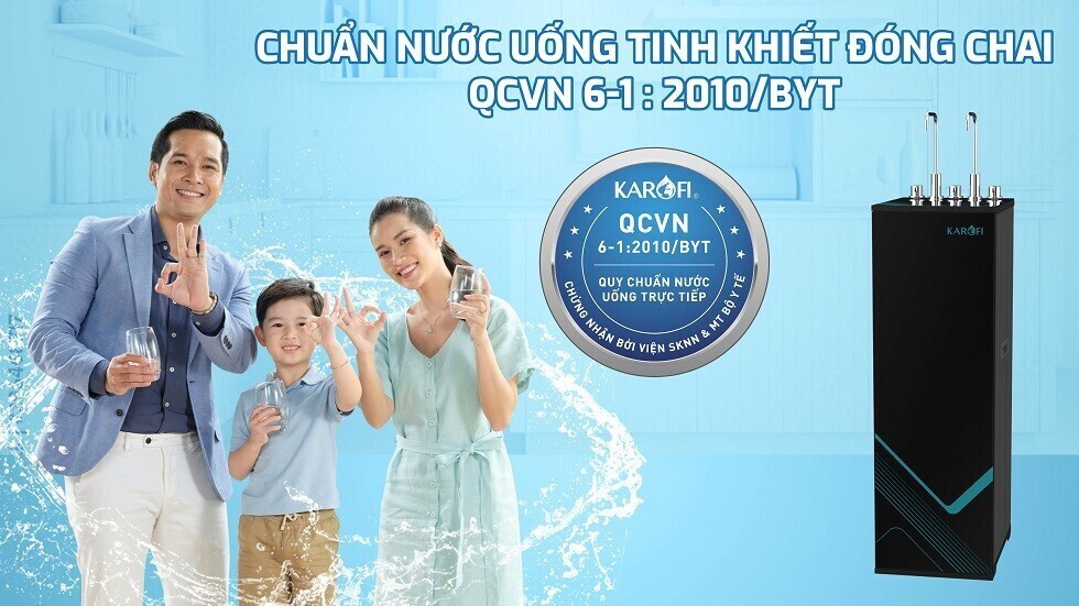 máy lọc nước nóng lạnh karofi kad-m68