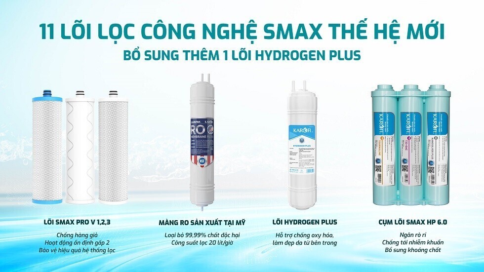 máy lọc nước nóng lạnh karofi kad-m68