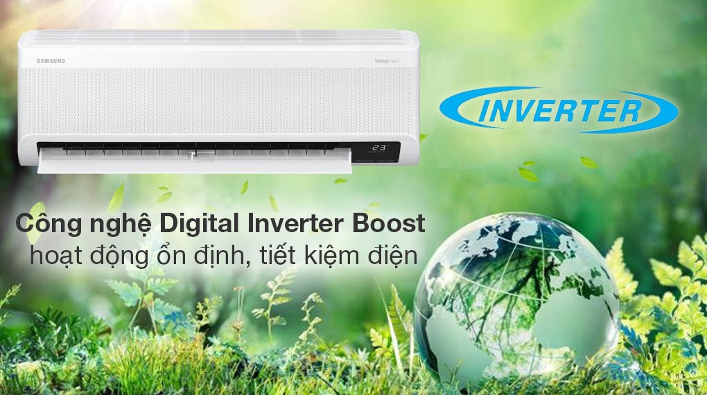 máy lạnh samsung wind-free inverter 2 hp ar18cyfaawknsv