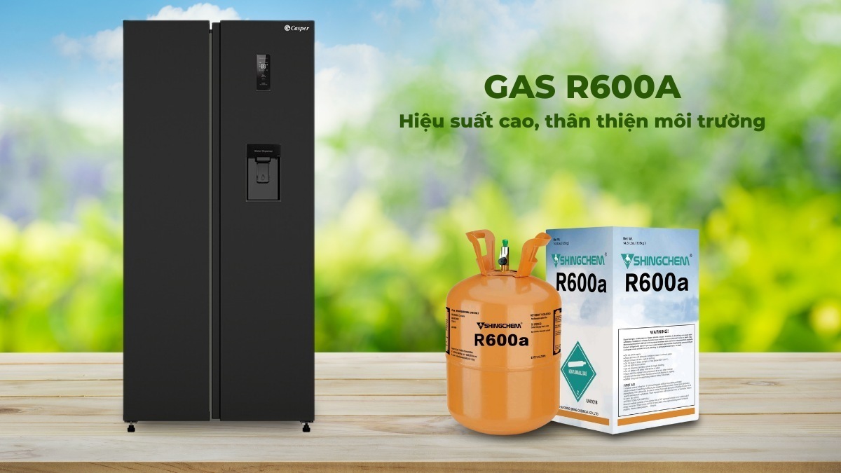 tủ lạnh casper inverter 458 lít rs-460pbw