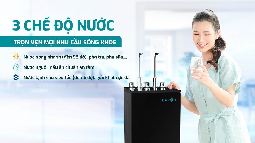 máy lọc nước nóng lạnh karofi kad-m68