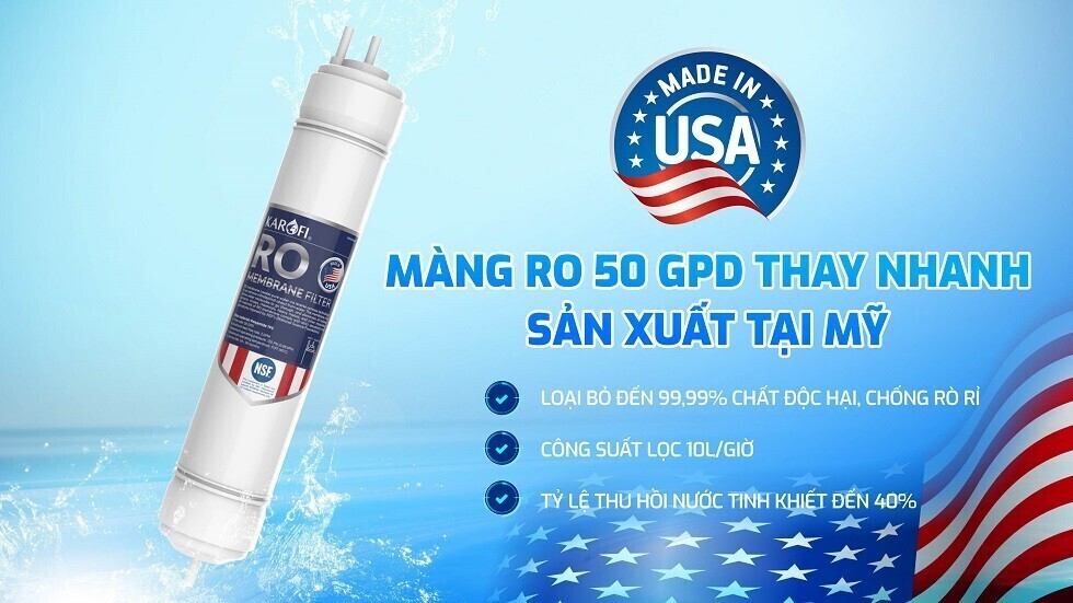 máy lọc nước nóng lạnh karofi kad-m68