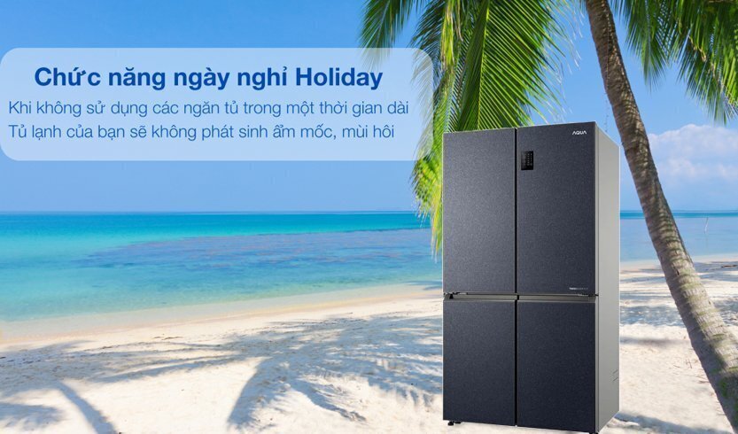 tủ lạnh multidoor aqua inverter 469 lít aqr-m532xa(cbc)