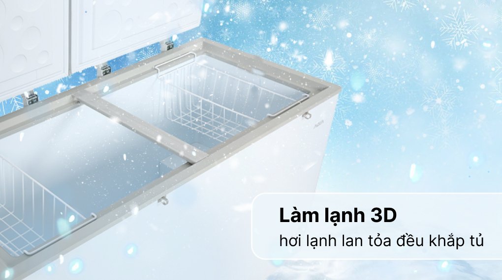 tủ đông aqua inverter 425 lít aqf-c5701e