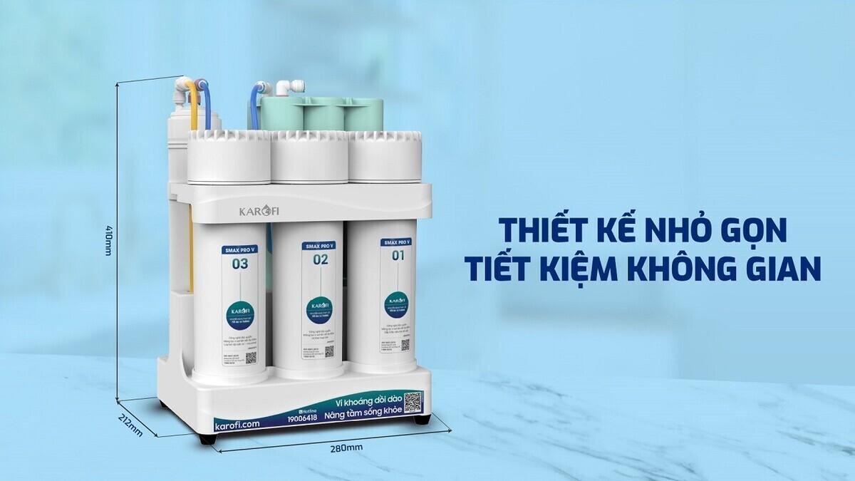 máy lọc nước để gầm karofi kaq-u05 pro
