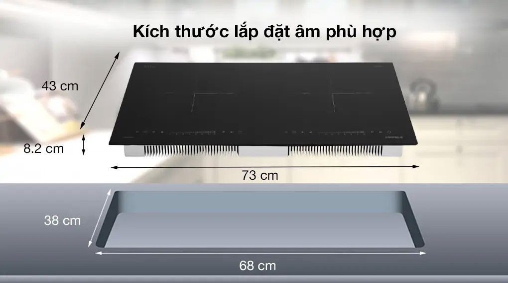 bếp từ 2 vùng nấu hafele hc-i2732a