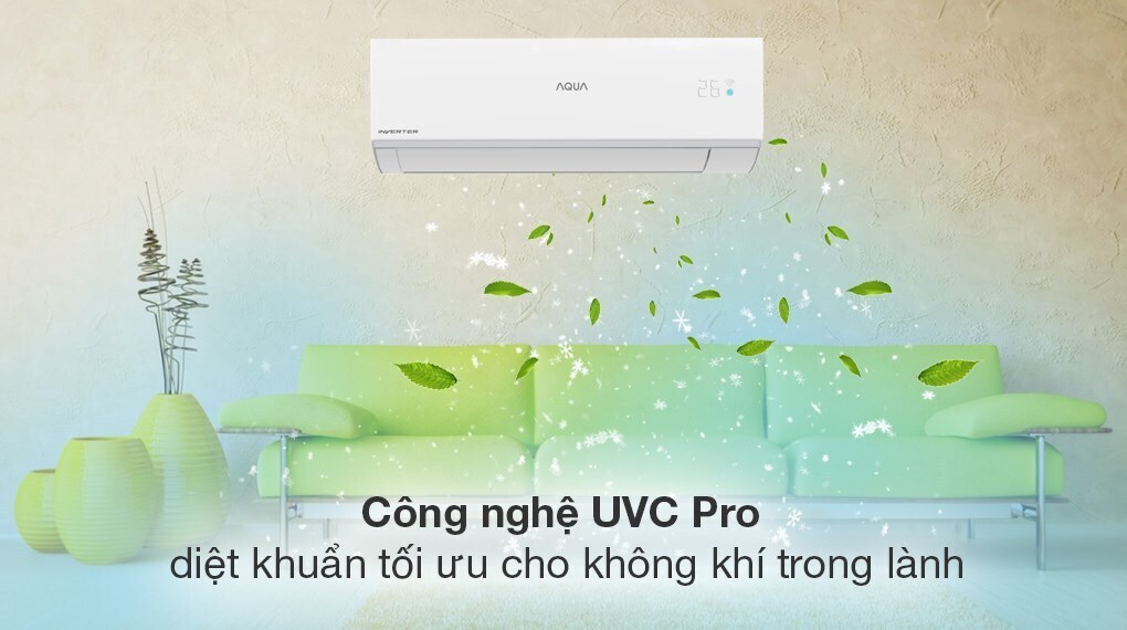 máy lạnh aqua inverter 1.5 hp aqa-ruv13rb2