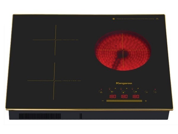 bếp ba điện từ hồng ngoại kangaroo kg446i