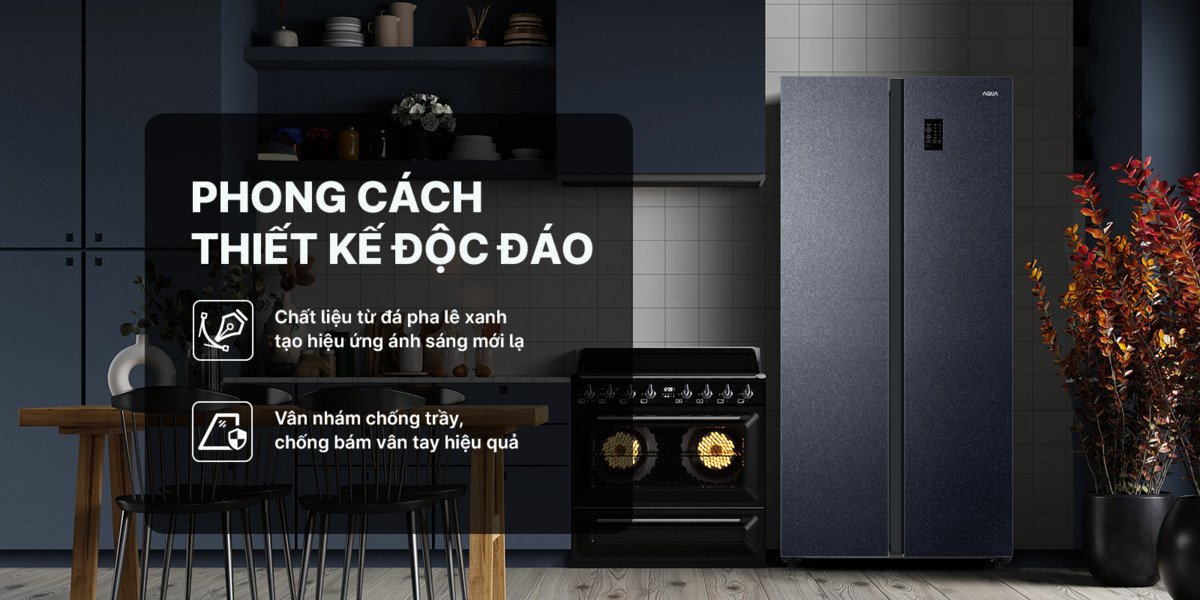 tủ lạnh aqua inverter 490 lít aqr-s552xa(cbc)