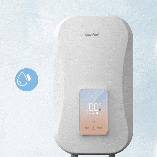máy tắm nước nóng trực tiếp comfee cwh-45epgpvn(w)-cb