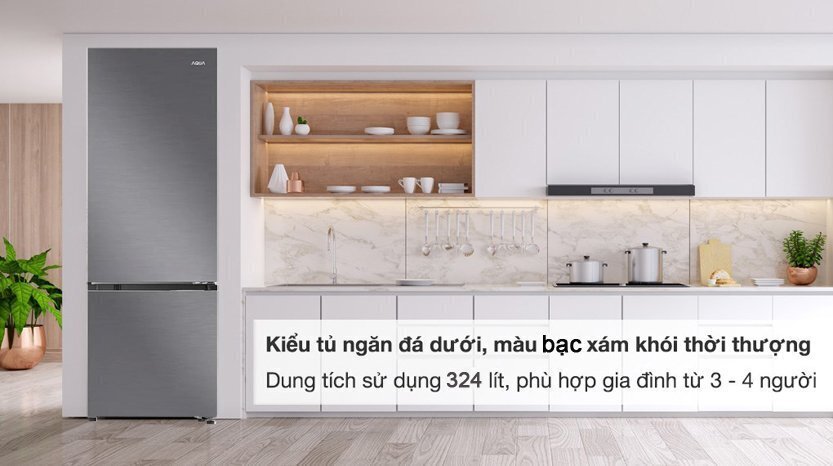 tủ lạnh aqua inverter 324 lít aqr-b390ma(hb)