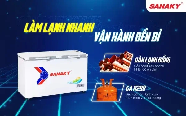 tủ đông sanaky 560 lít vh-5699hyk