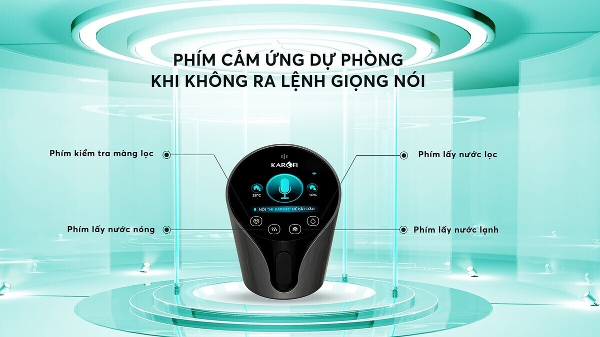 máy lọc nước nóng lạnh karofi kad-n91