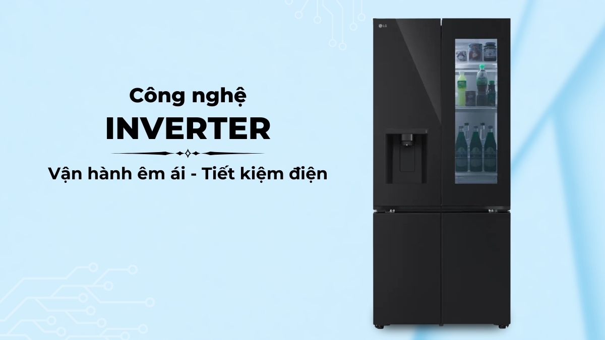 tủ lạnh lg inverter 677 lít lfd61blgai