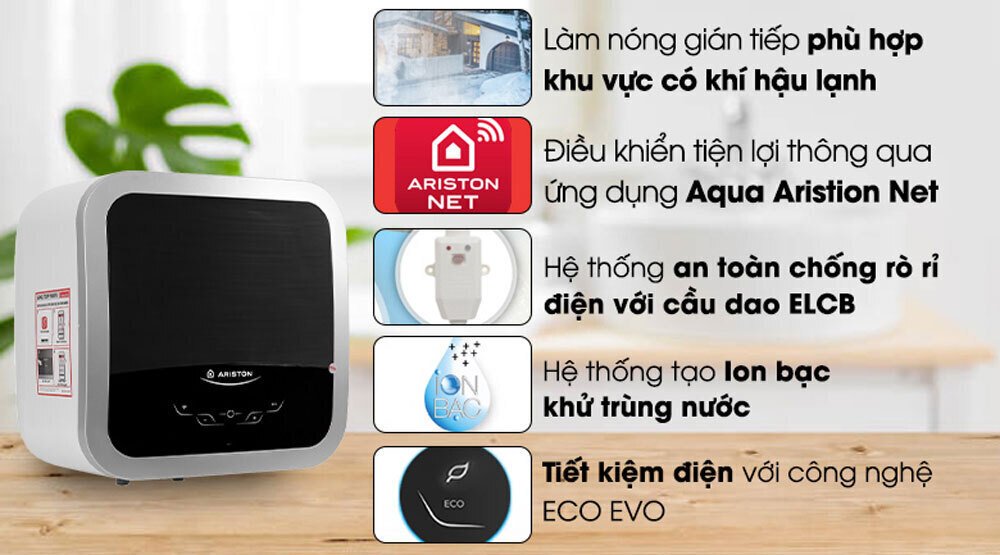 máy nước nóng ariston 30 lít an2 30 top wifi