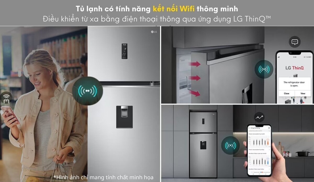 tủ lạnh lg inverter 459 lít ltd46svma