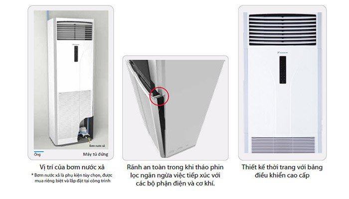 máy lạnh tủ đứng daikin 3 hp fvc85av1v/rc85agv1v