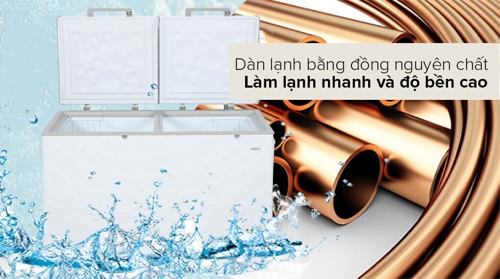 tủ đông aqua inverter 425 lít aqf-c5701e