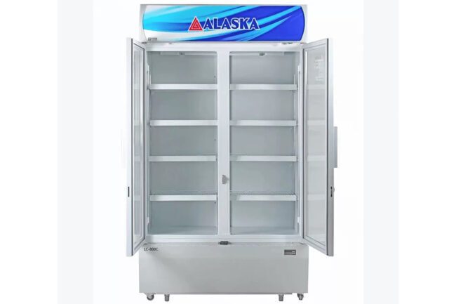 tủ mát alaska lc-800c 800 lít 2 cánh