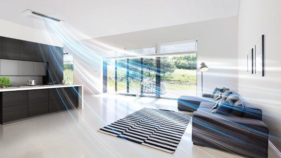 máy lạnh âm trần 1 hướng thổi samsung ac071tn1dkc/ea 2.5hp inverter