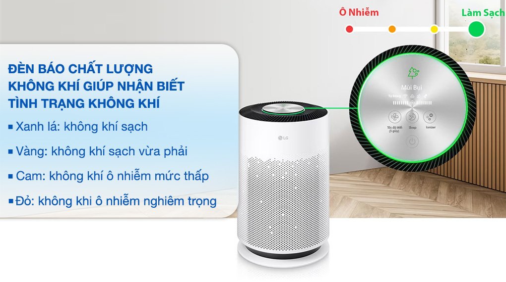 máy lọc không khí lg puricare 360 hit as60ghwg0 41w