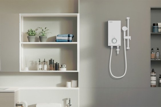 máy nước nóng trực tiếp panasonic dh-3vp1vw có bơm 3500w