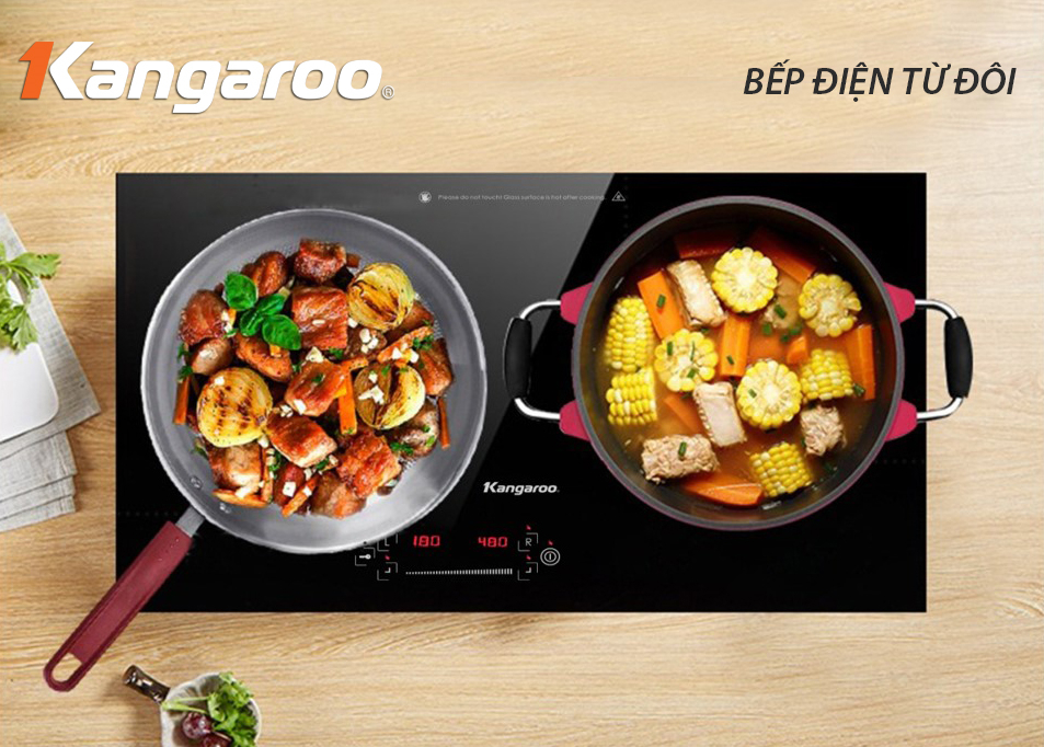 bếp từ đôi kangaroo kg438i