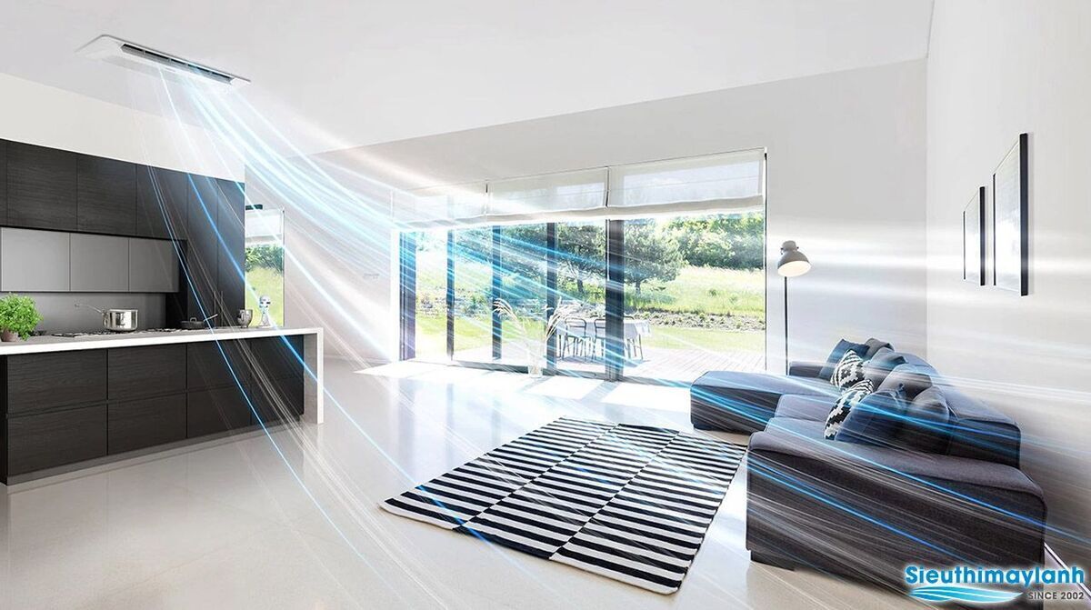 máy lạnh âm trần samsung inverter 1.5 hp 1 hướng thổi ac035tn1dkc/ea