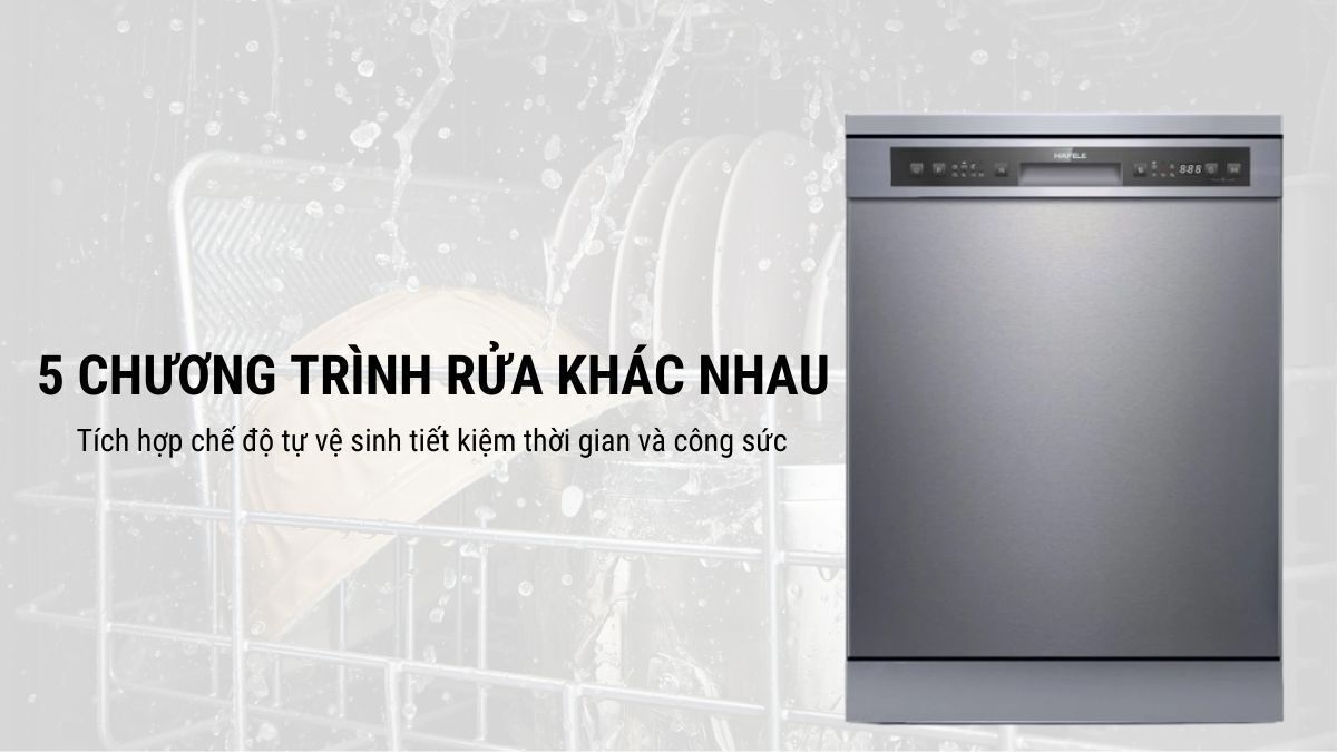 máy rửa chén độc lập hafele hdw-f60g (535.29.590)