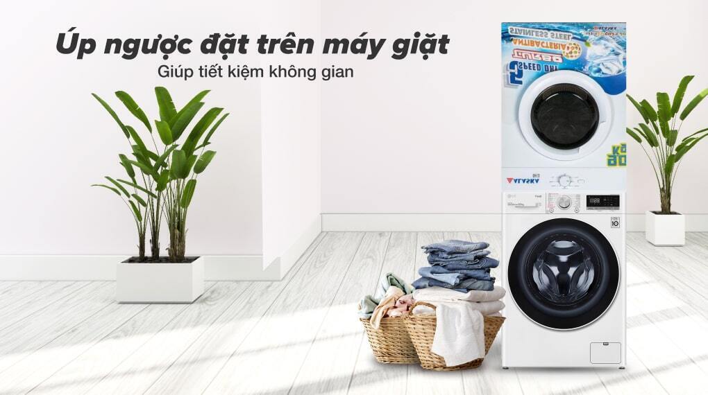 máy sấy quần áo thông hơi alaska 9kg s90