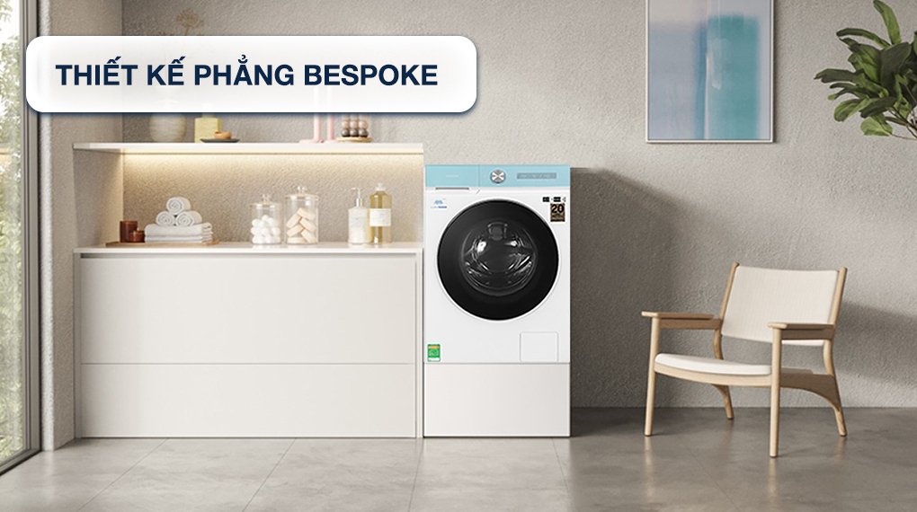 máy giặt sấy samsung bespoke ai inverter giặt 14 kg - sấy 8 kg wd14bb944dgmsv