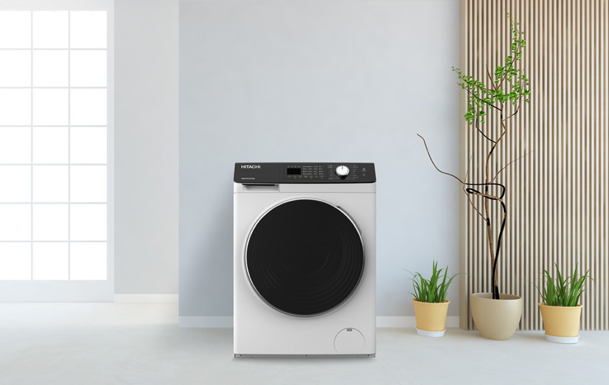 máy giặt hitachi inverter 9.5 kg bd-954hvow