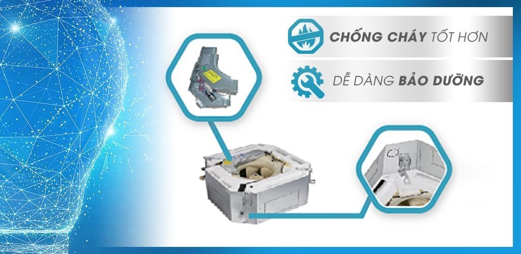 máy lạnh âm trần casper 4.0hp cc-36tl22