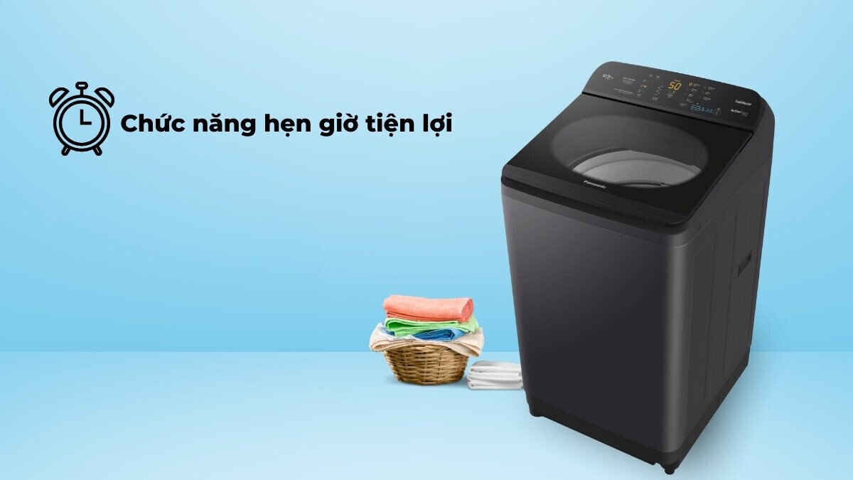 máy giặt panasonic 8.5 kg na-f85a9brv