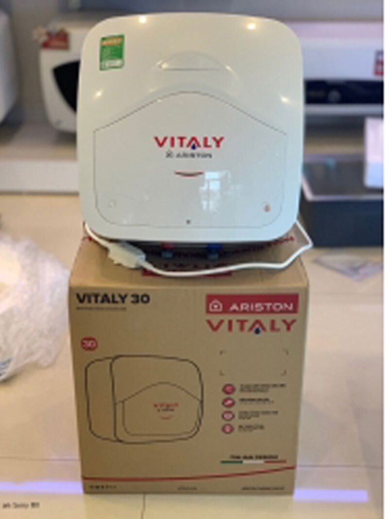 máy nước nóng gián tiếp ariston 15 lít vitaly 15