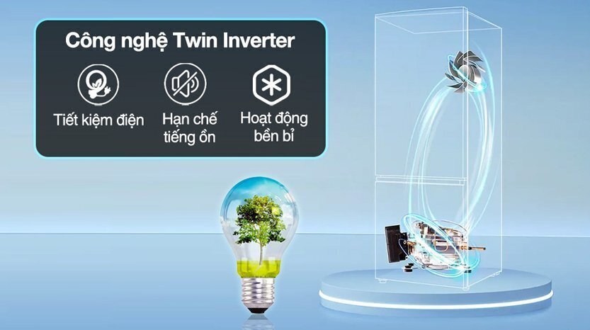 tủ lạnh aqua inverter 324 lít aqr-b390ma(hb)
