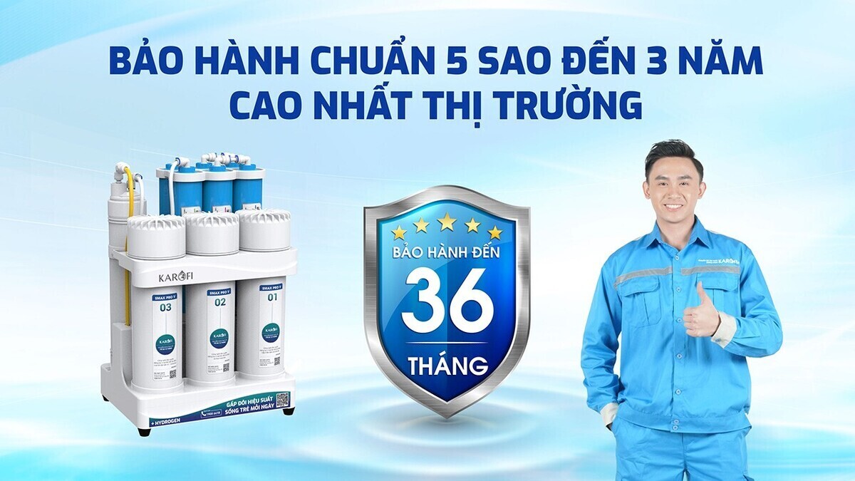 máy lọc nước karofi 10 lõi kaq-u03 pro
